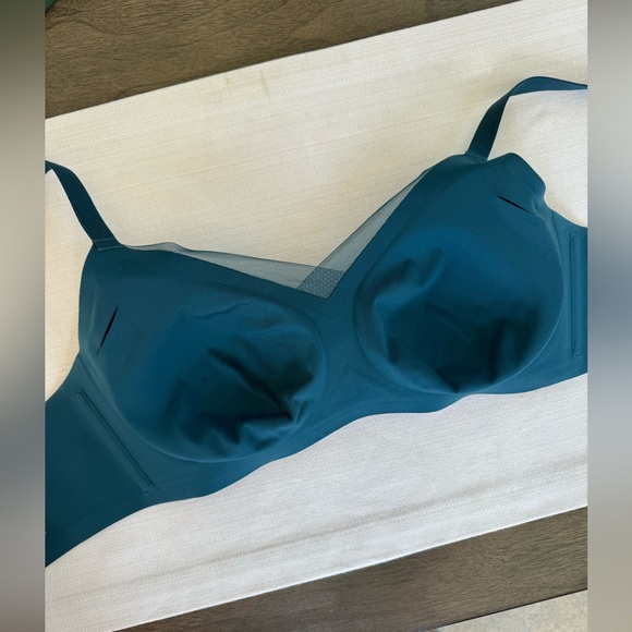 Honeylove Crossover Wire Free Seamless Convertible Comfort Bra Teal Sz M 36B/C - Picture 5 of 7